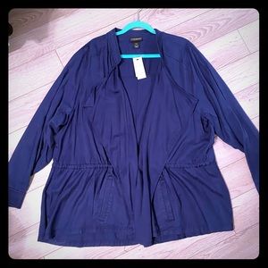 New Lane Bryant Navy Blue Jacket